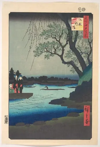 名所江戸百景　御厩河岸|Ommayagashi, Sumida River