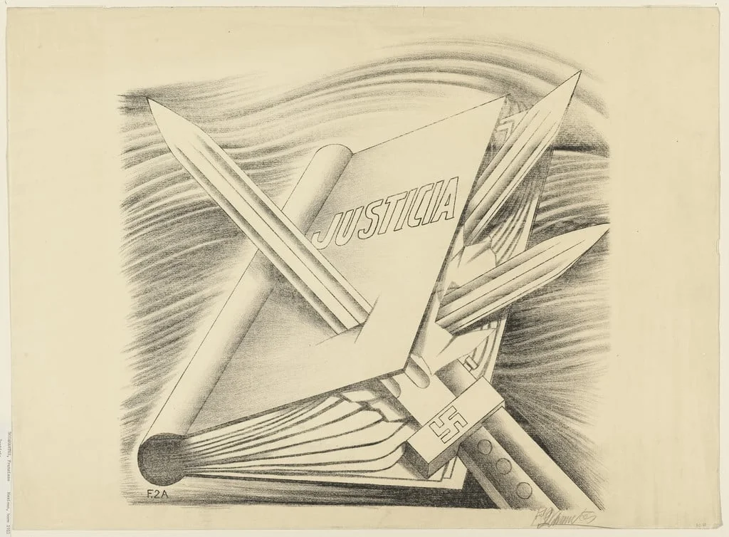 Untitled, by Francisco Dosamantes, ink, 1938