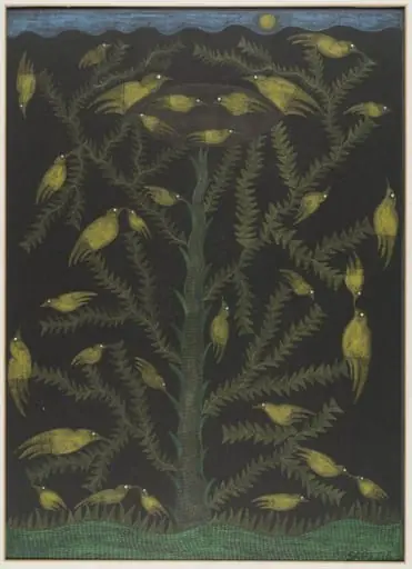 Birds in a tree