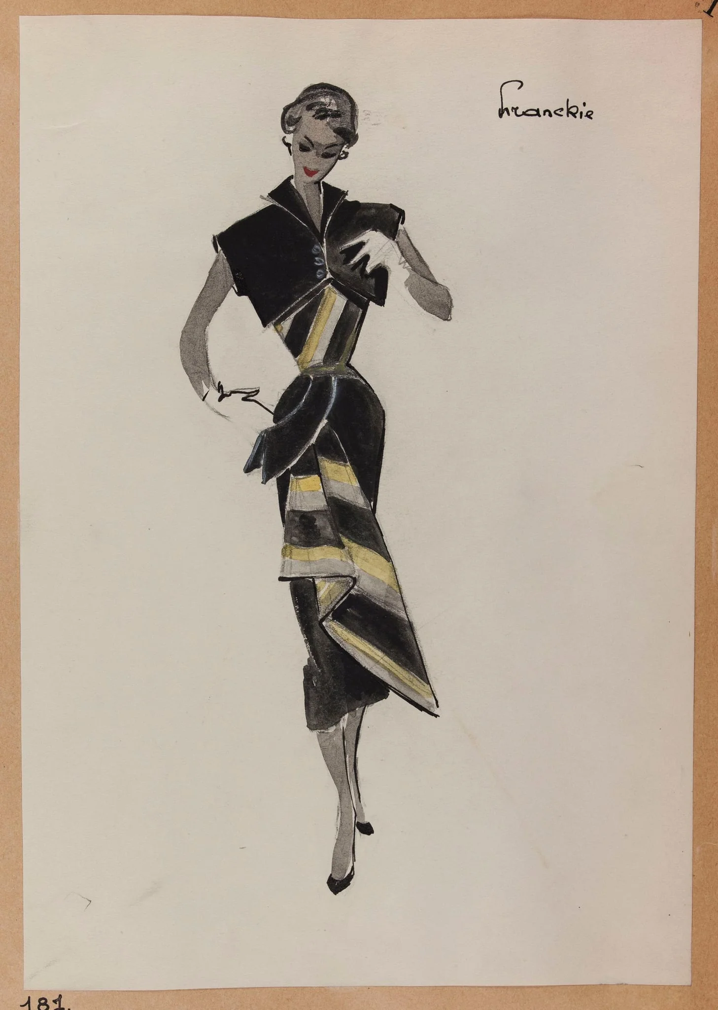 Franckie, by Marie-Louise Carven, 1951