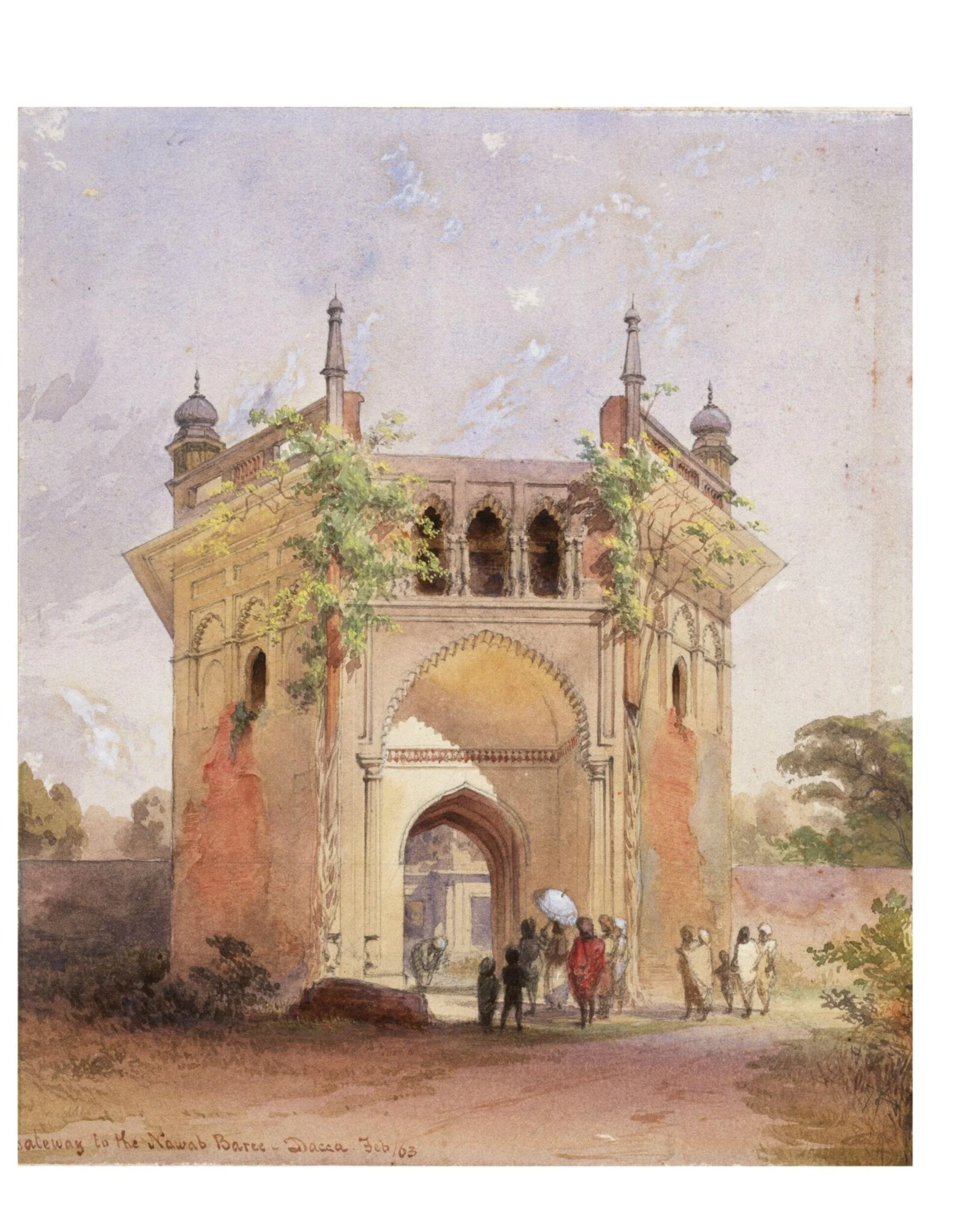 Gateway to the Nawab Baree - Dacca