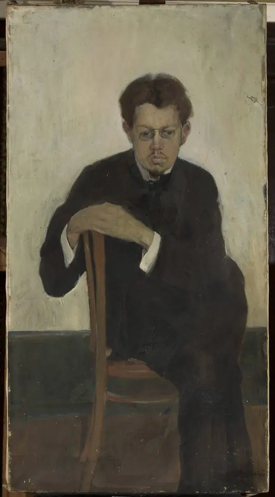 Portrait of musician Korolev