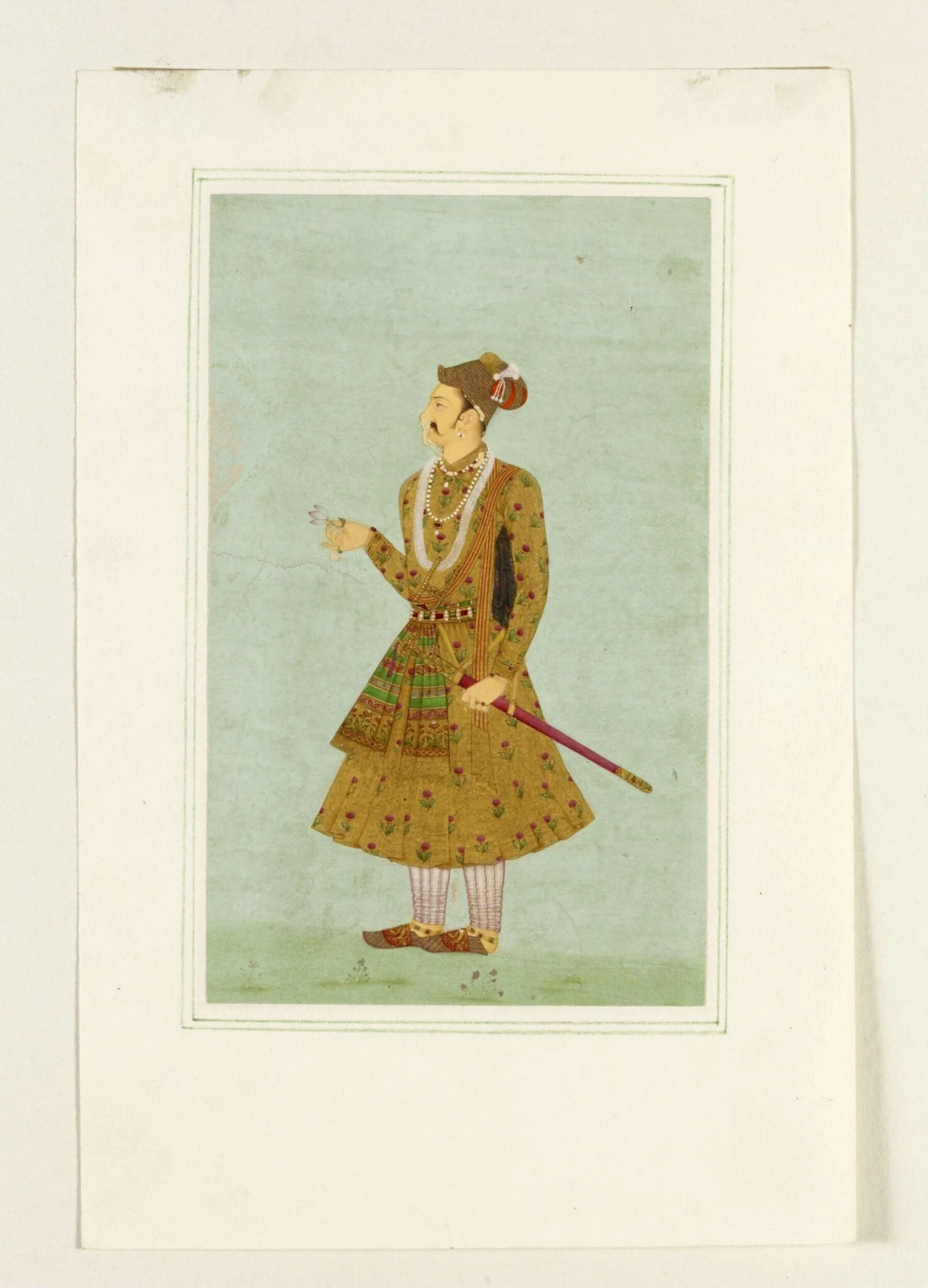 Raja Karan Singh, by Unknown, paint, 1660