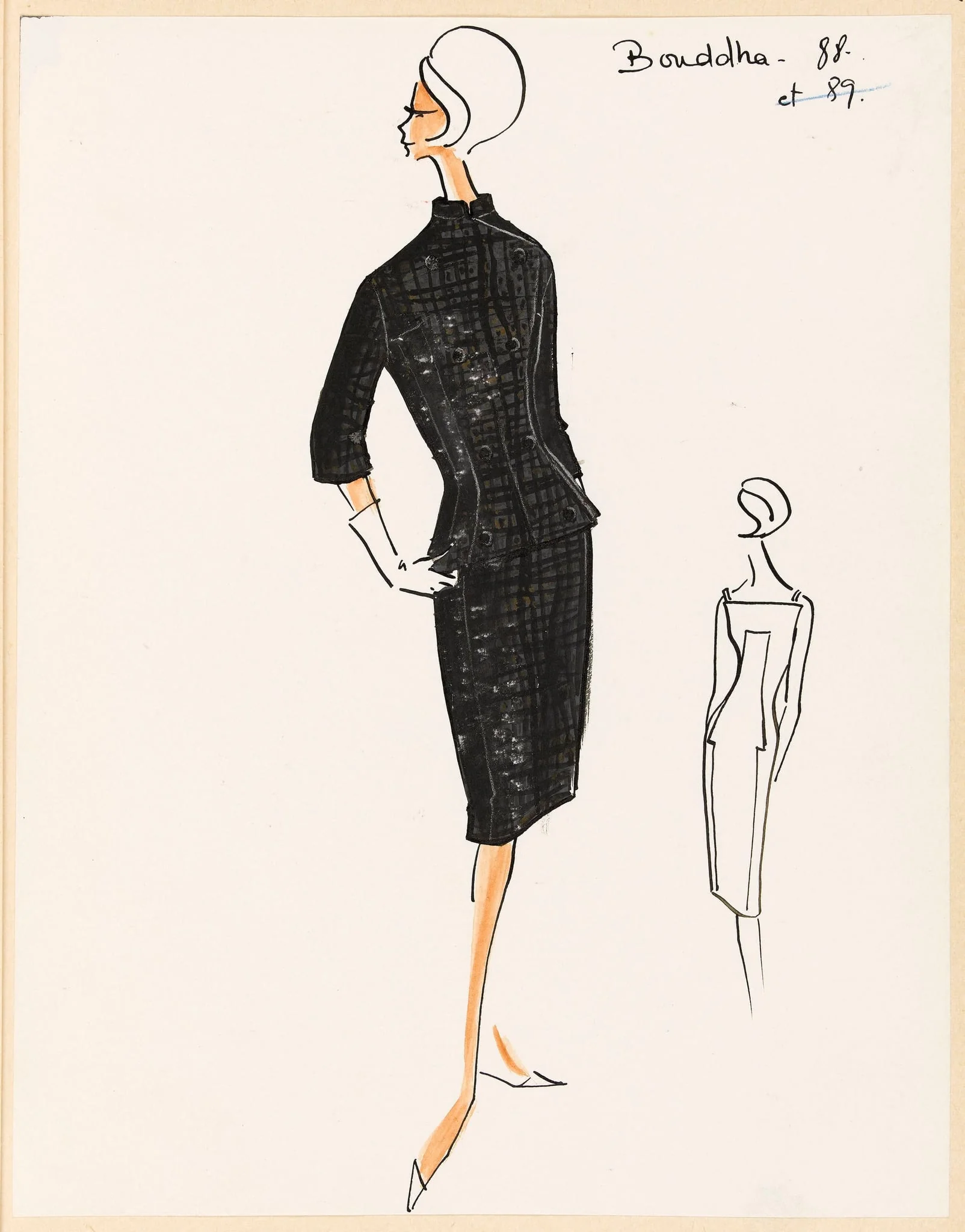 Bouddha, by Carven, 1959