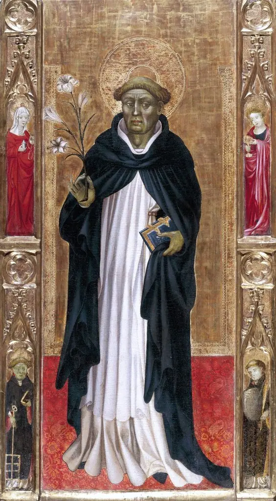 Saint Dominic Guzmán and Four Saints