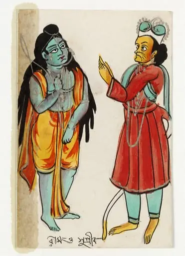 Rama and Sugriva