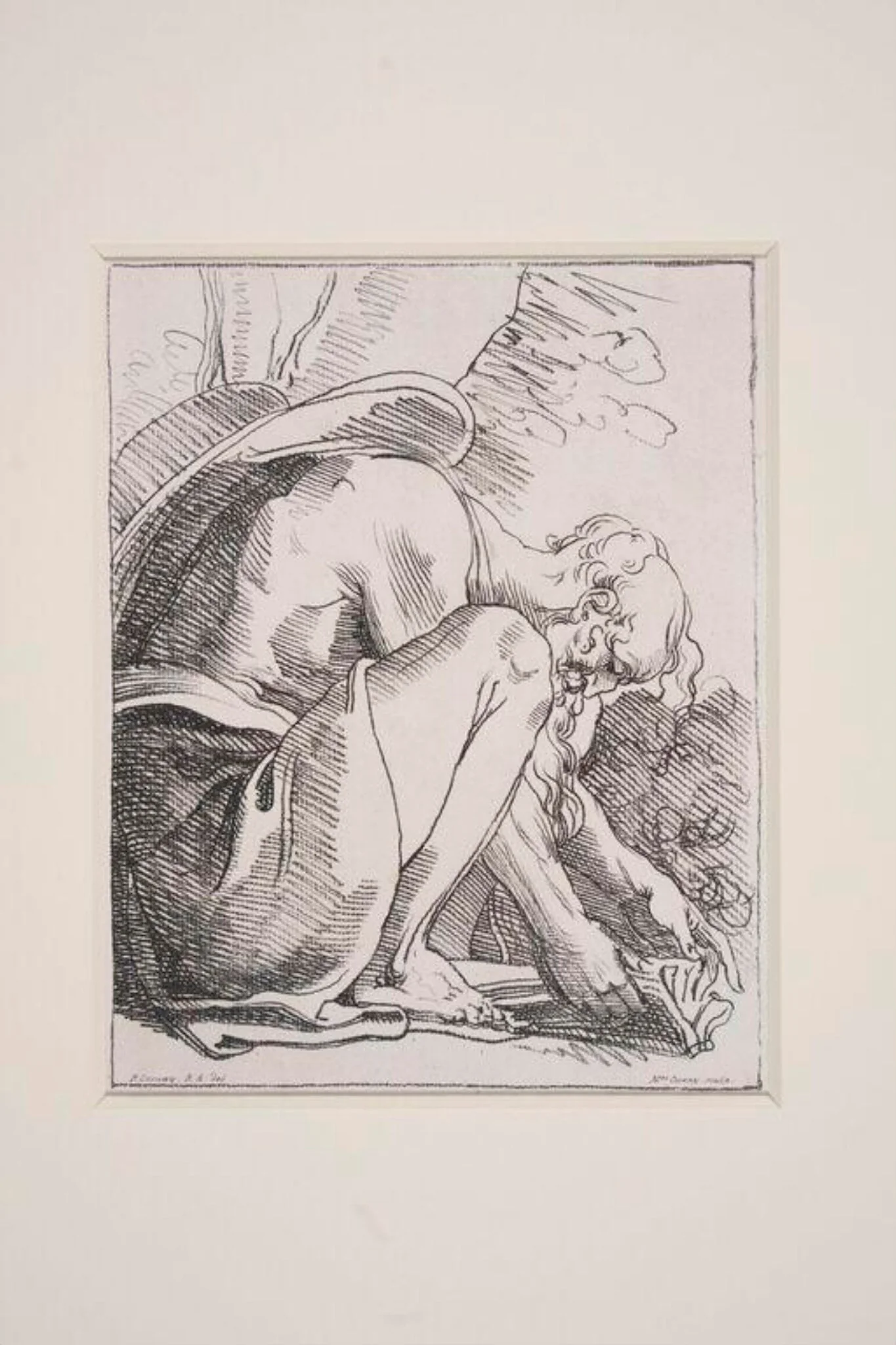 St Jerome Kneeling, by Maria Louisa Caterina Cecilia Cosway, 1800