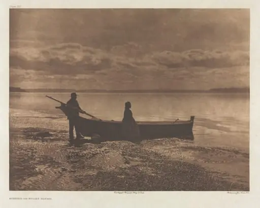 Portfolio IX, Plate 312: Evening on Puget Sound