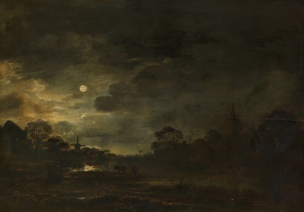 Landscape by moonlight