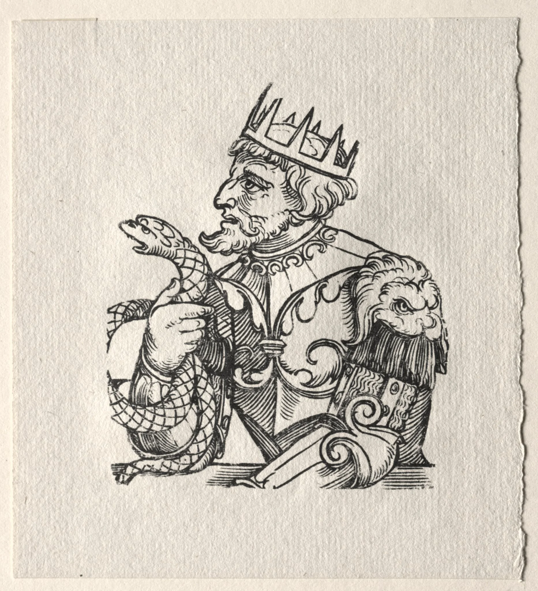 Tyrants of the Old Testament:  Antiochus, by Georg Pencz, 1535