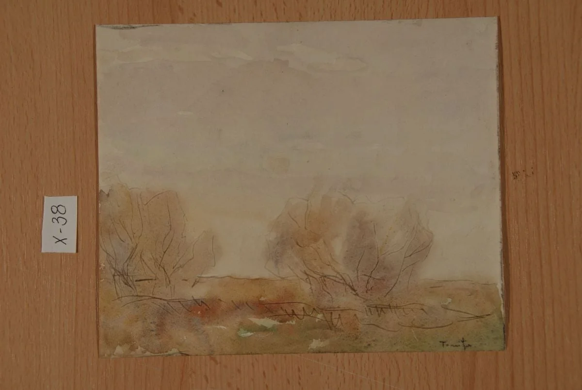 Peisaj de toamnă, by Nicolae Tonitza, 1923