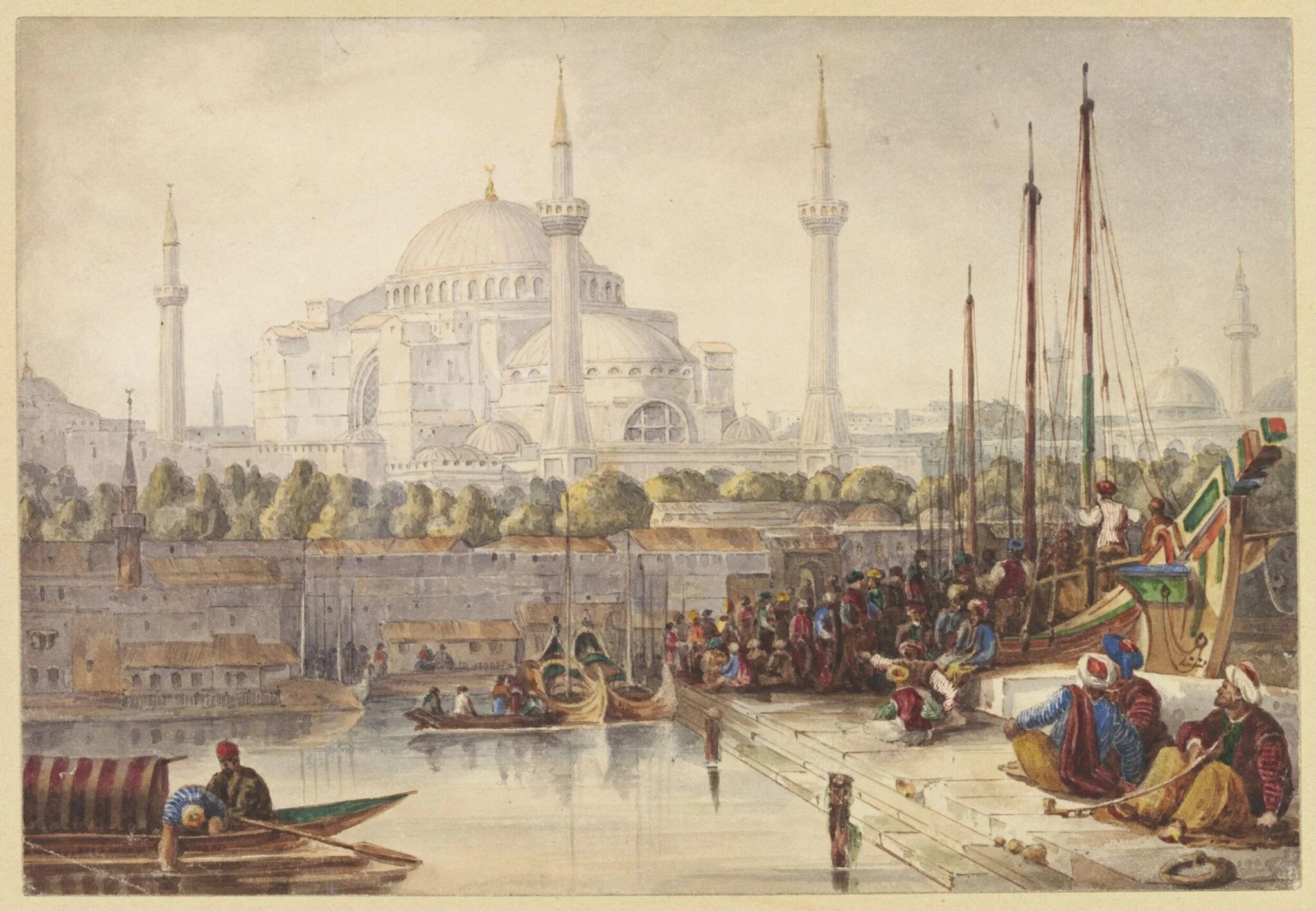 St.Sophia, from the Bosphorus