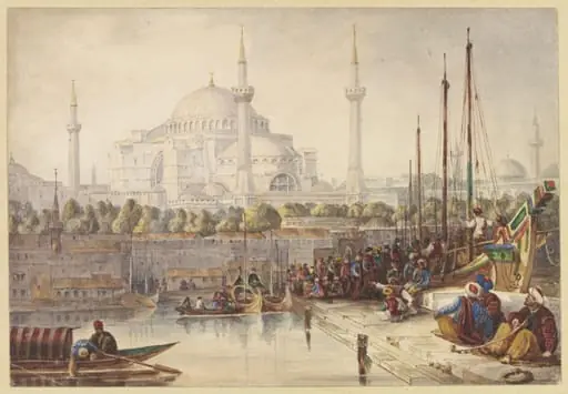St.Sophia, from the Bosphorus
