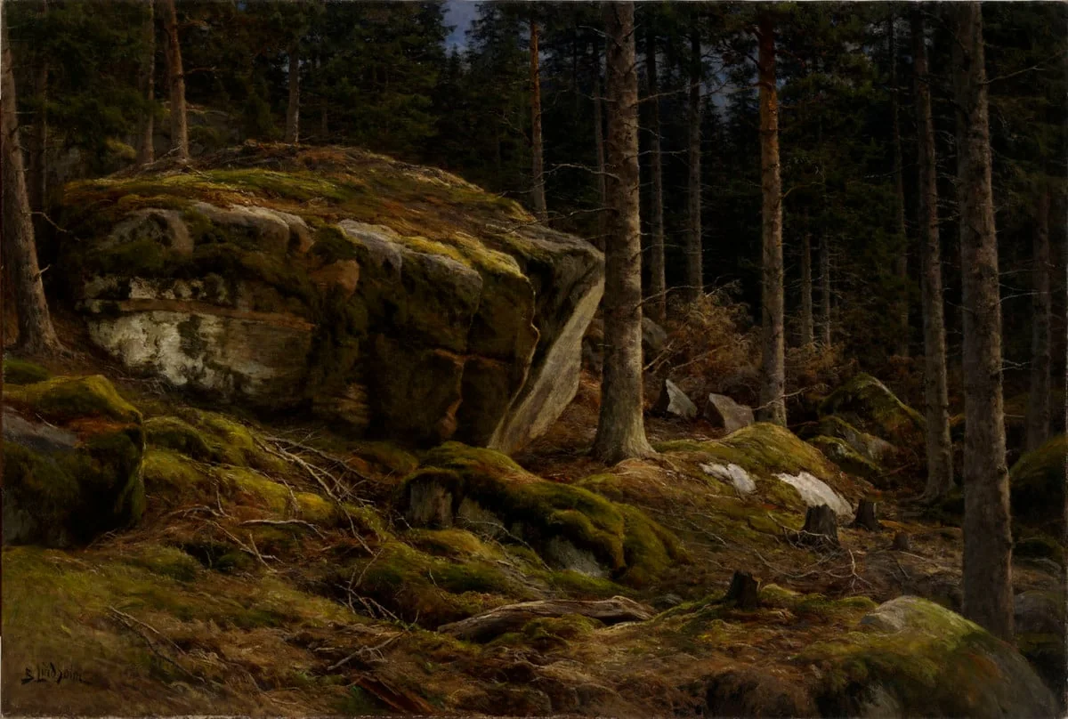 Korpimaisema, by Berndt Lindholm, unspecified
