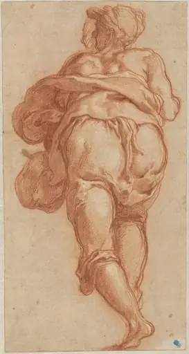 A Man Seen from Behind [recto]