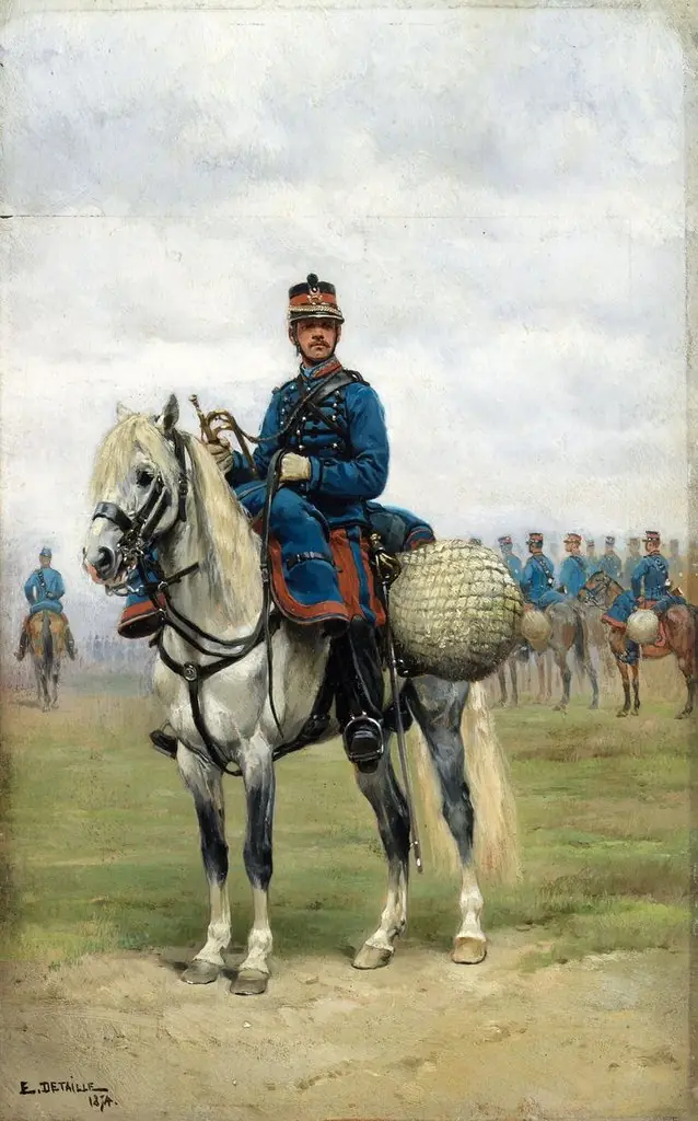 A Trumpeter on Horseback