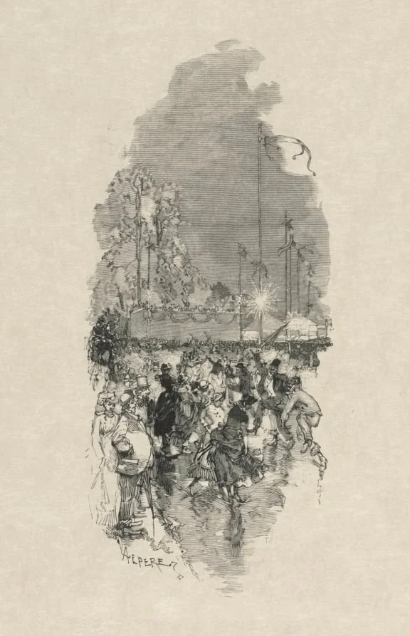 Festival, by Auguste Lepère, 1894