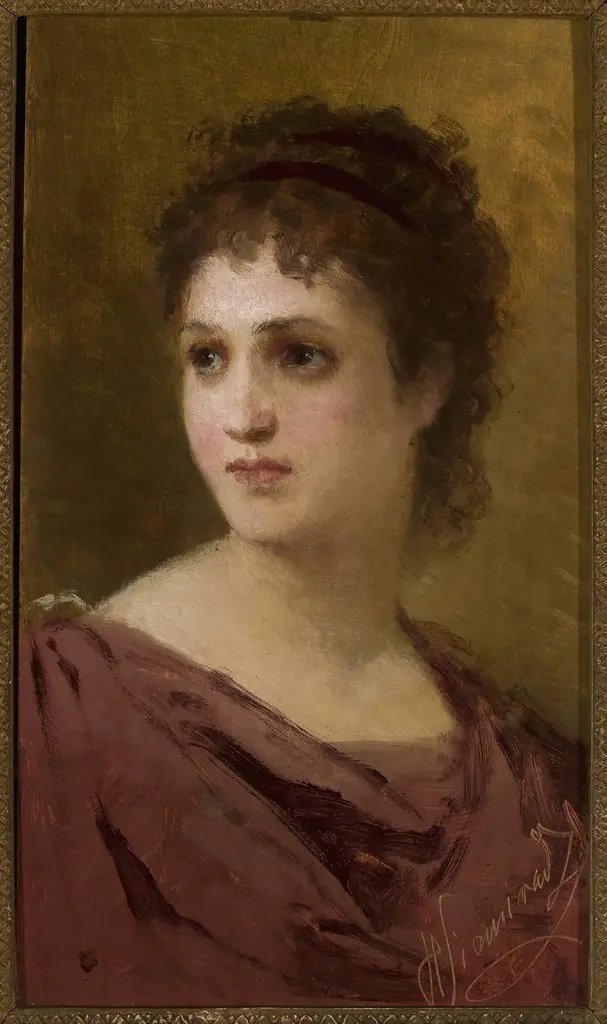 Head of a woman