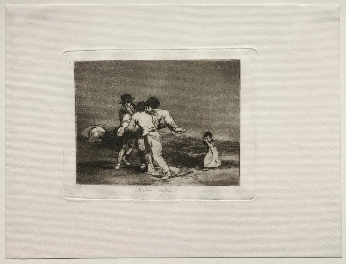The Horrors of War:  Unhappy Mother, by Francisco Goya, 1815