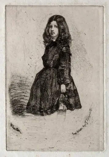 Twelve Etchings from Nature:  Annie