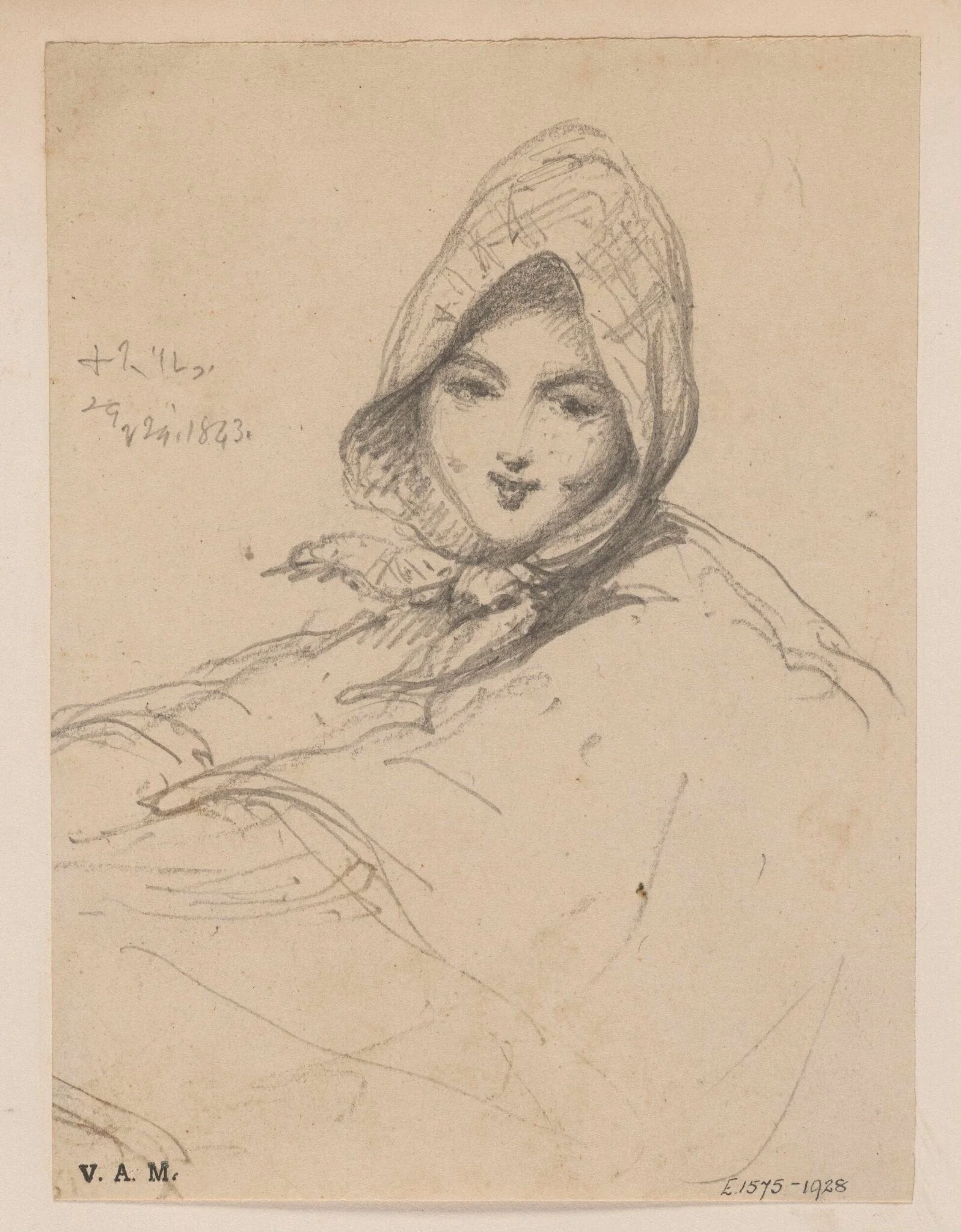 A boatwoman, by George Chinnery, 17