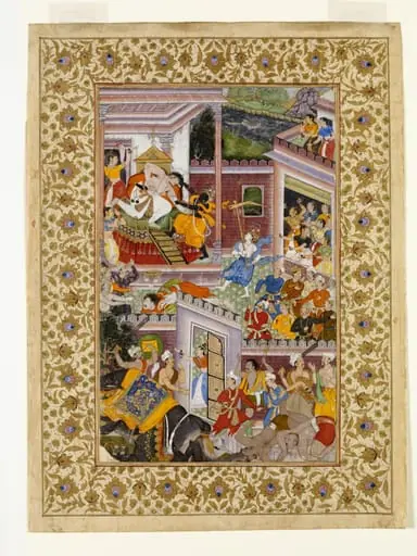 Krishna kills his uncle, the tyrant ruler Kamsa
