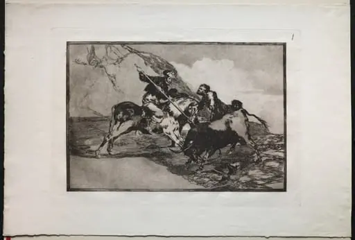 Bullfights:  The Way in Which the Ancient Spaniards Hunted Bulls on Horseback in the Open Country