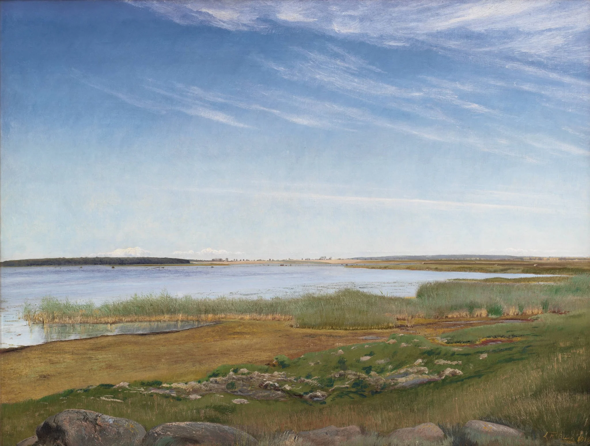 The Fjord near Karrebæksminde, Zealand, by Unknown, 1910