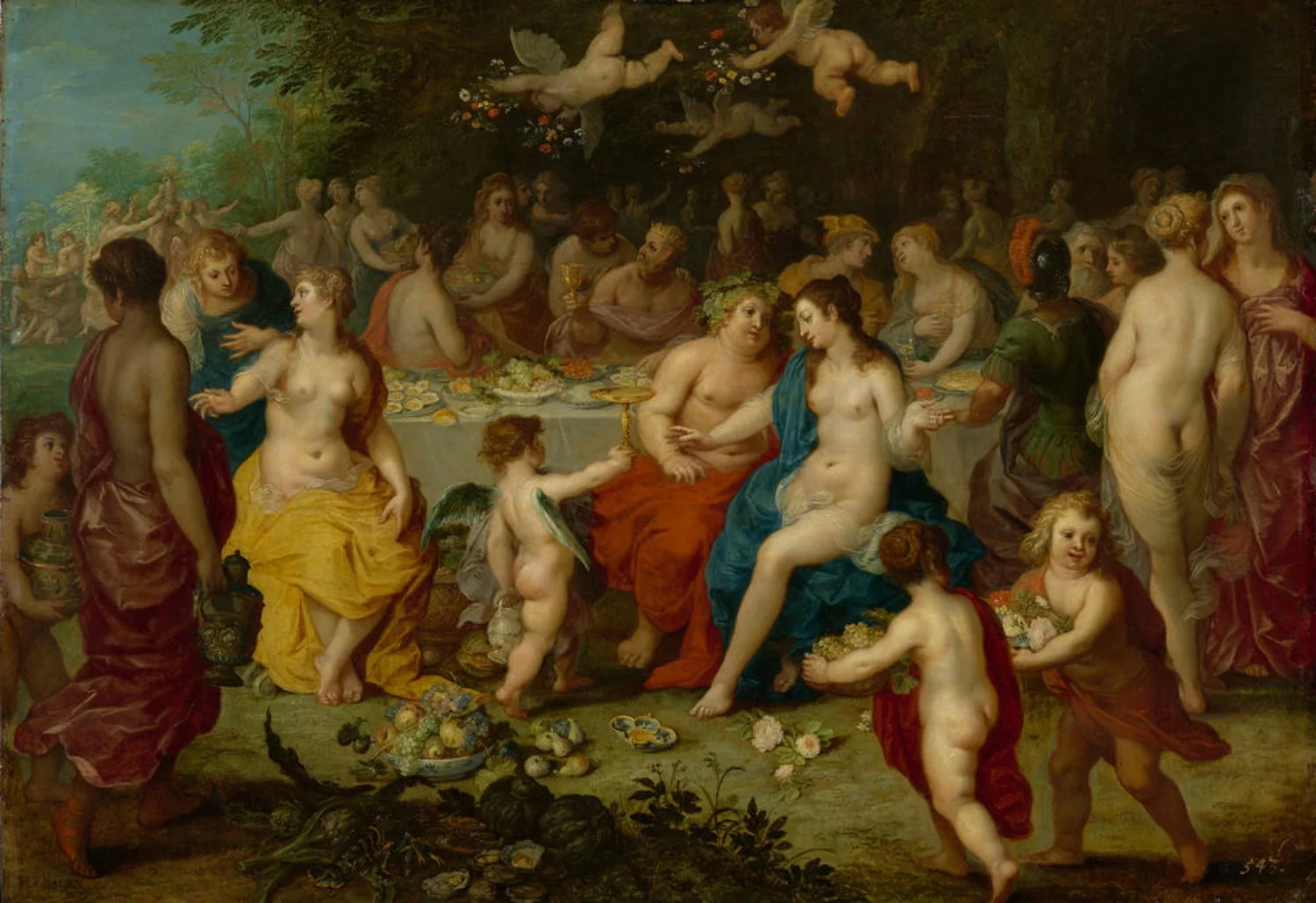 The wedding banquet of Bacchus and Ariadne