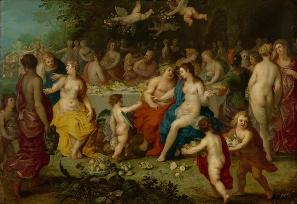 The wedding banquet of Bacchus and Ariadne