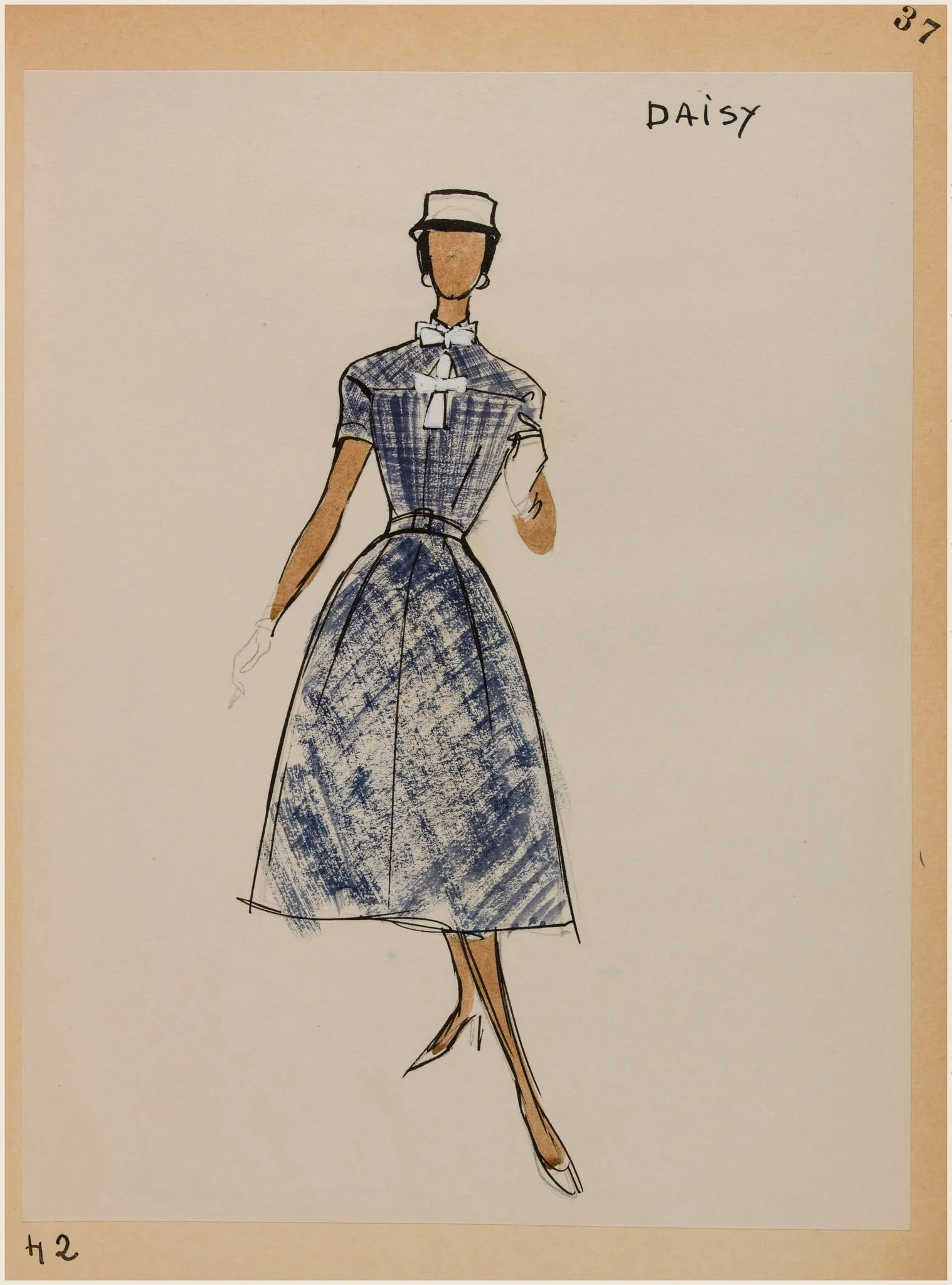 Daisy, by Marie-Louise Carven, 1956