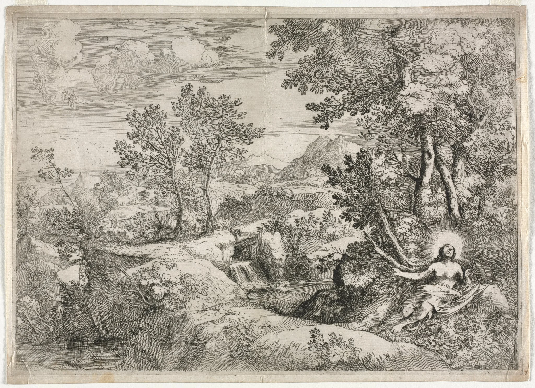 The Penitent Magdalen, by Giovanni Francesco Grimaldi, 1650