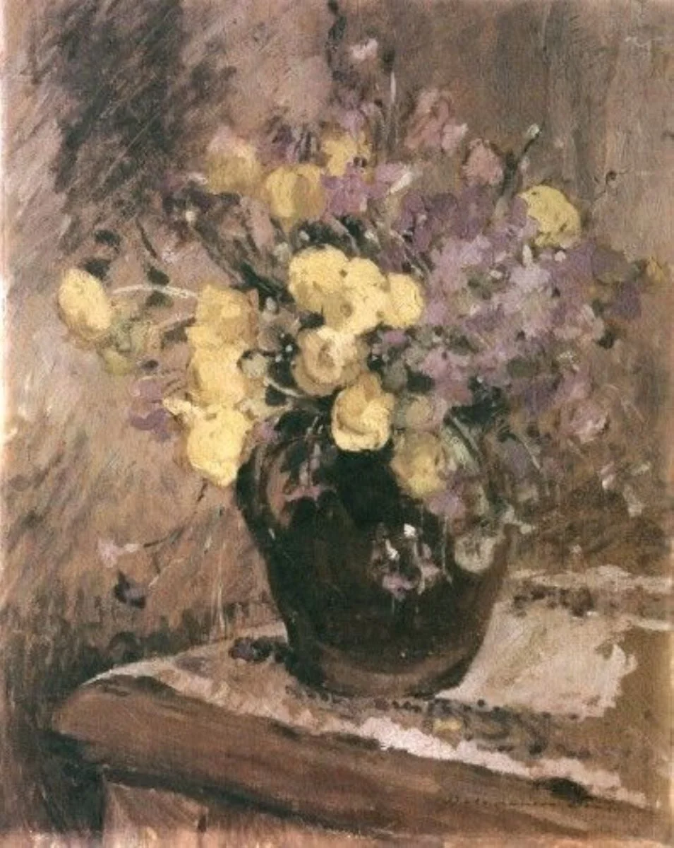 Ulcică cu flori galbene, by Dona Niculina Delavrancea, unspecified