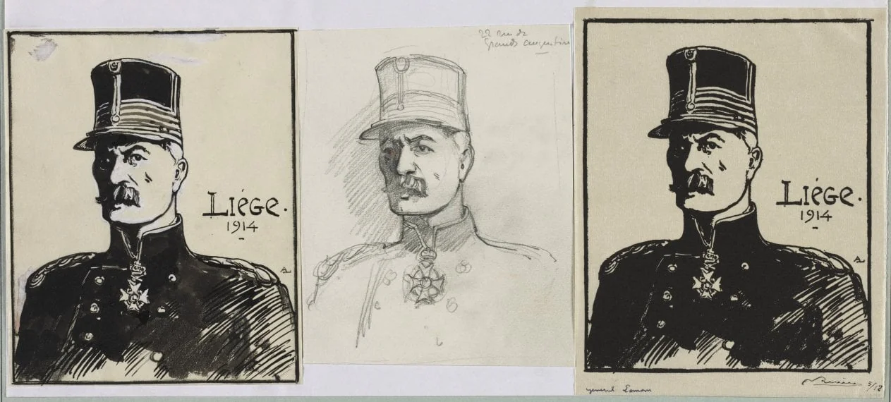 Général Leman, by Auguste Lepère, 1914