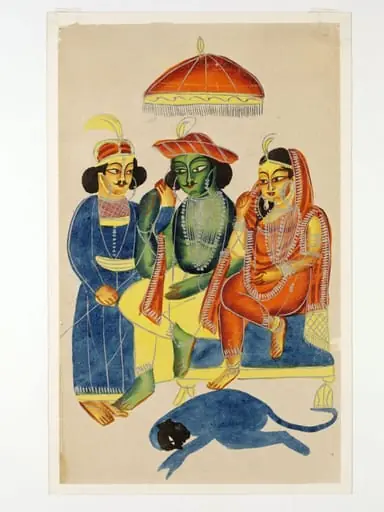 Hanuman, Rama, Sita and Lakshmana