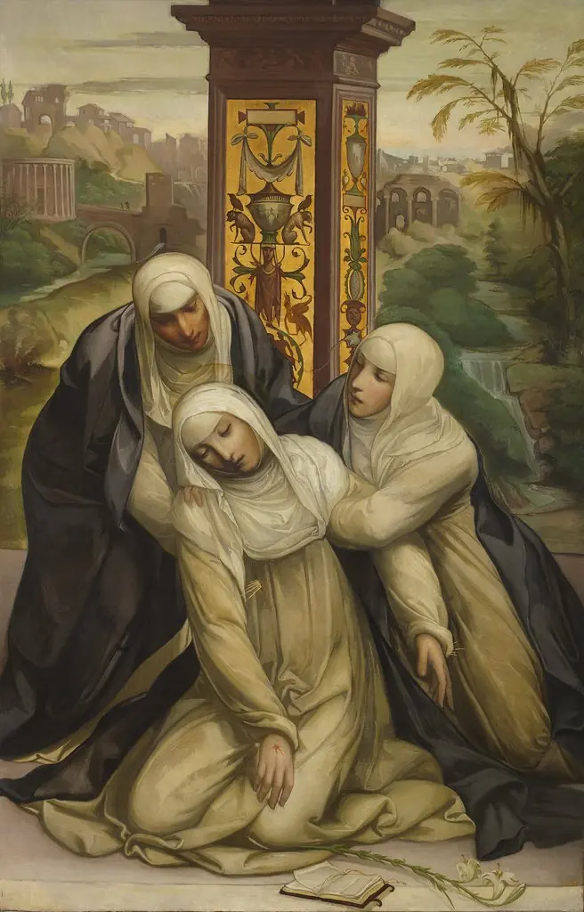 Estigmatización de Santa Catalina de Siena (copia)
