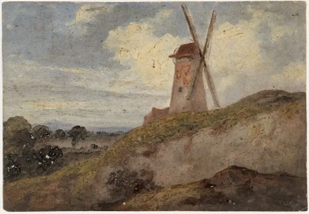 A Windmill; Woodland Glade (on reverse)