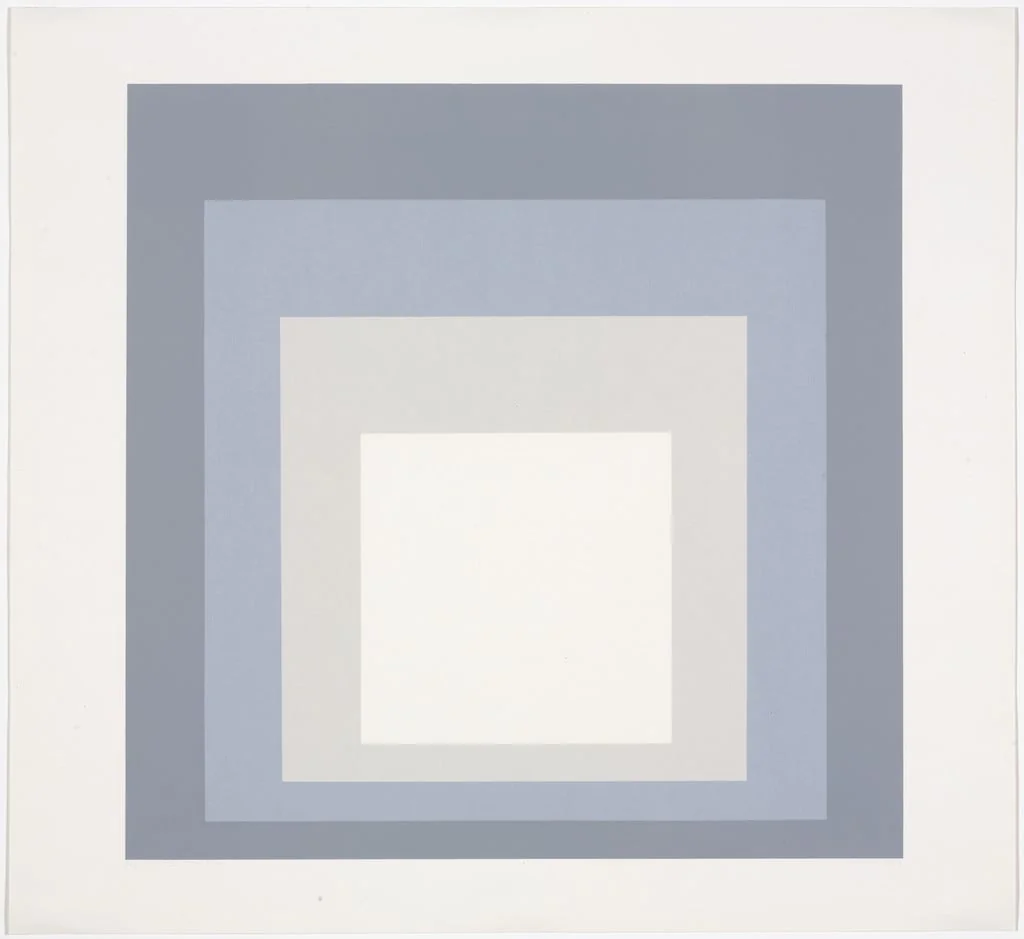 Untitled, by Josef Albers, ink, 1963
