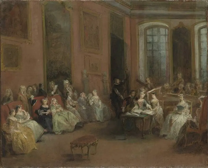 Concert in the Paris Home of Pierre Crozat