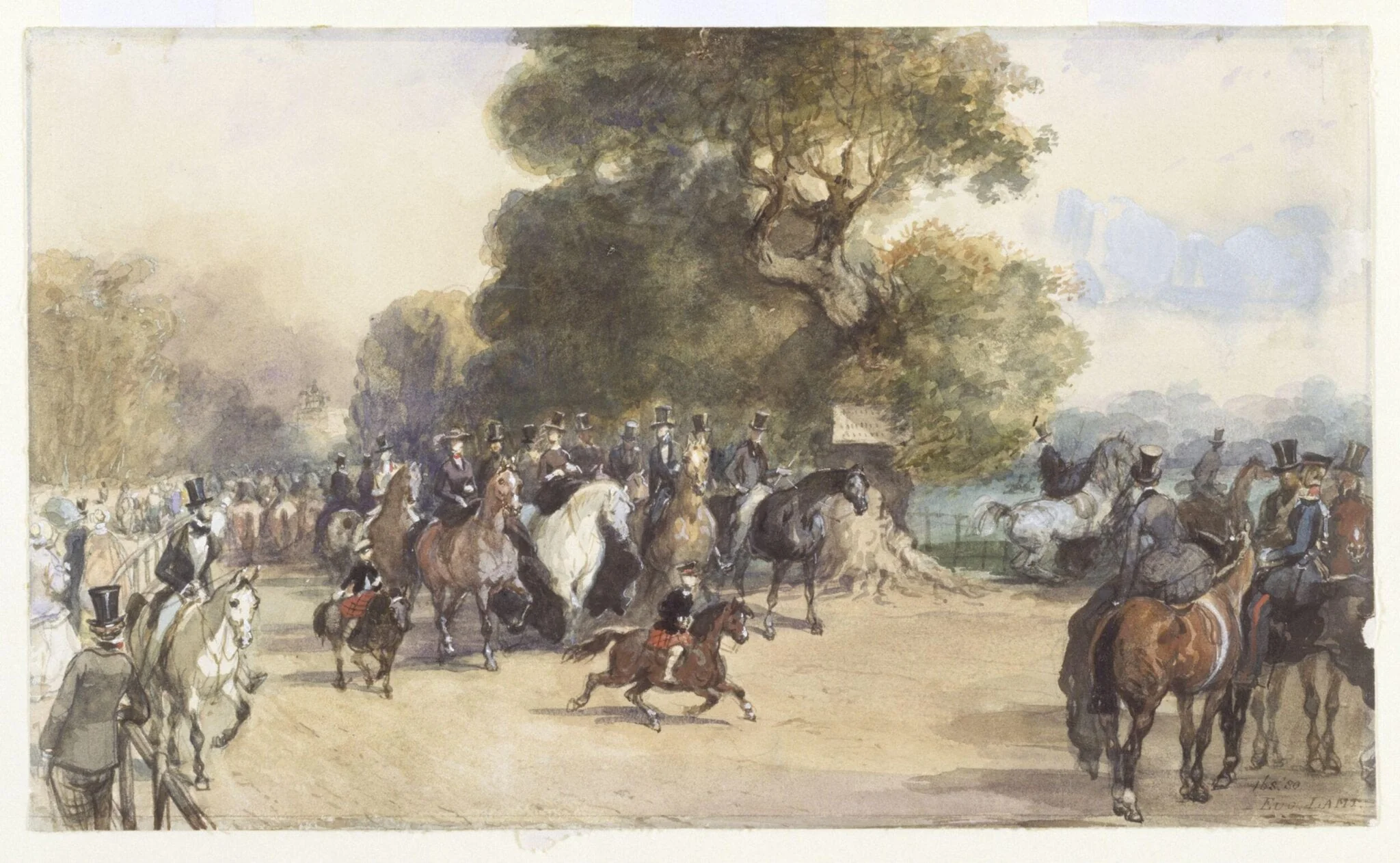 Scene in Hyde Park