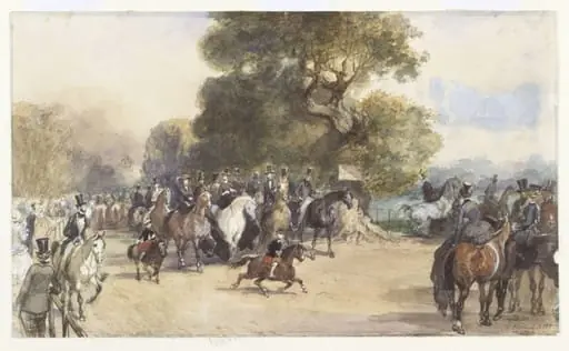 Scene in Hyde Park