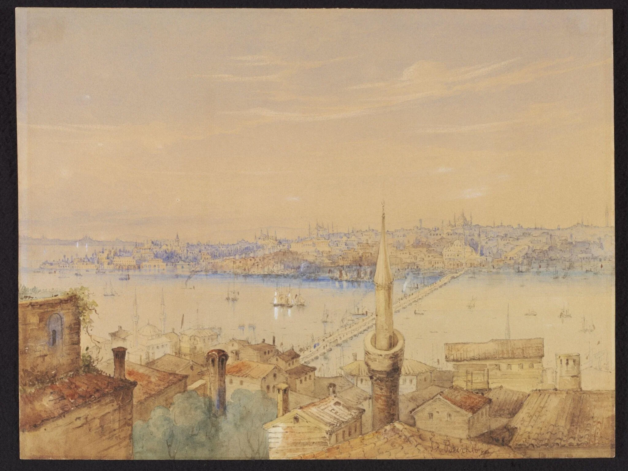 View of Constantinople from Pera across the Golden Horn
