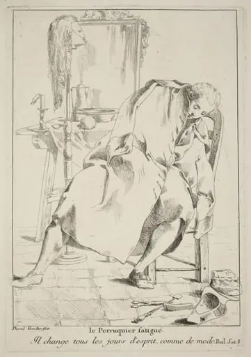 Le Perruquier fatigué (The Tired Wigmaker)