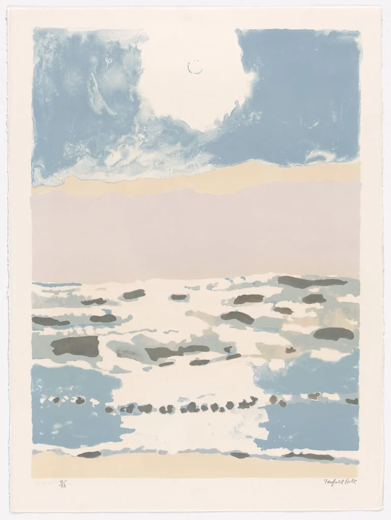 Untitled, by Fairfield Porter, ink, 1975