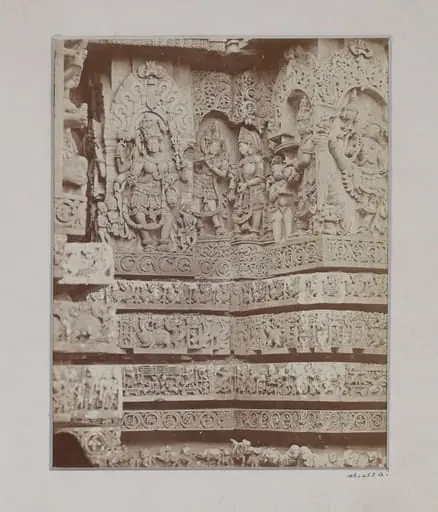 Western front of the great temple at Halebid