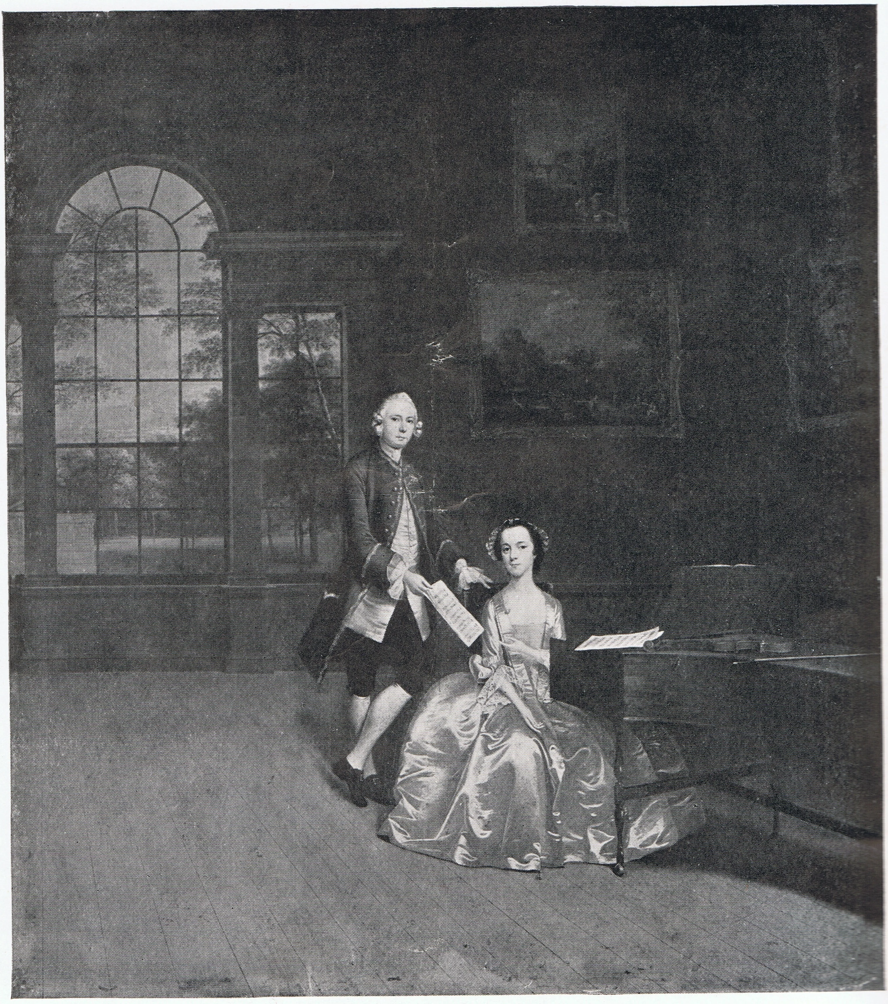 The Love Song, by Arthur Devis, oil, 1749
