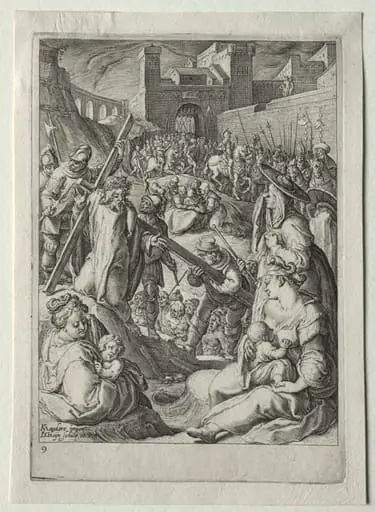 Passion Set:  Christ Carrying the Cross