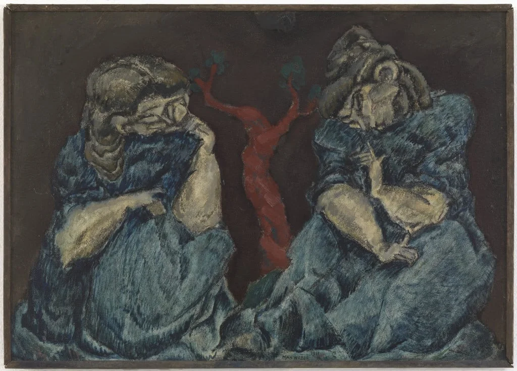 Untitled, by Max Weber, oil, 1911