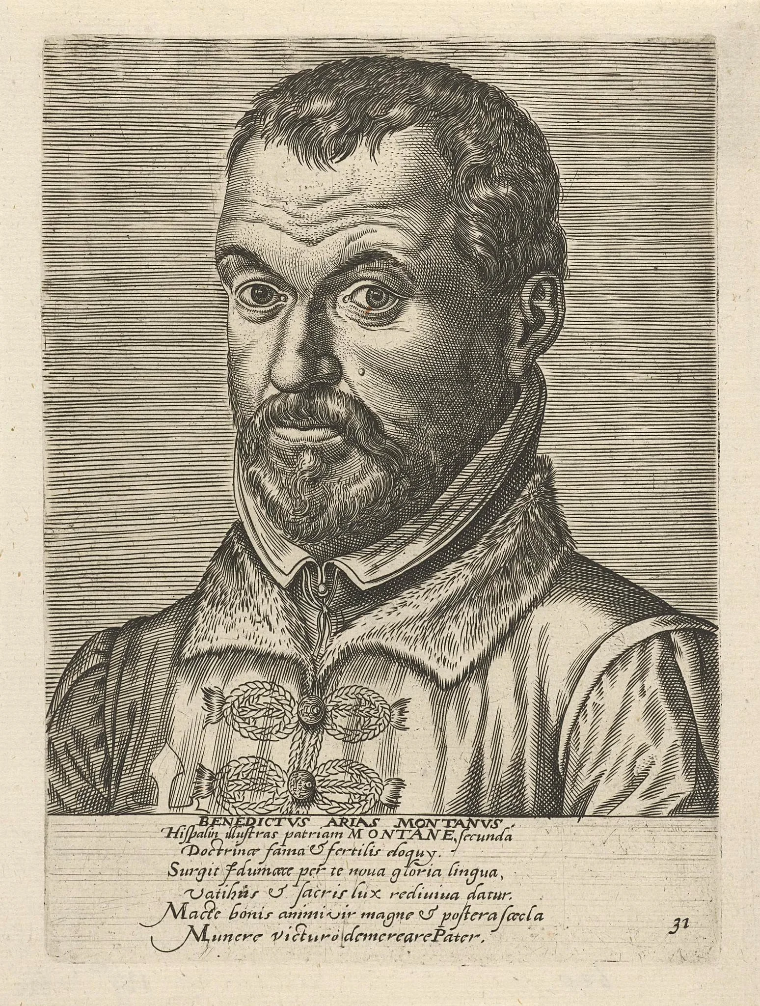 Portret van Benito Arias Montano