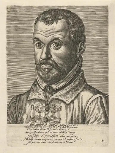 Portret van Benito Arias Montano